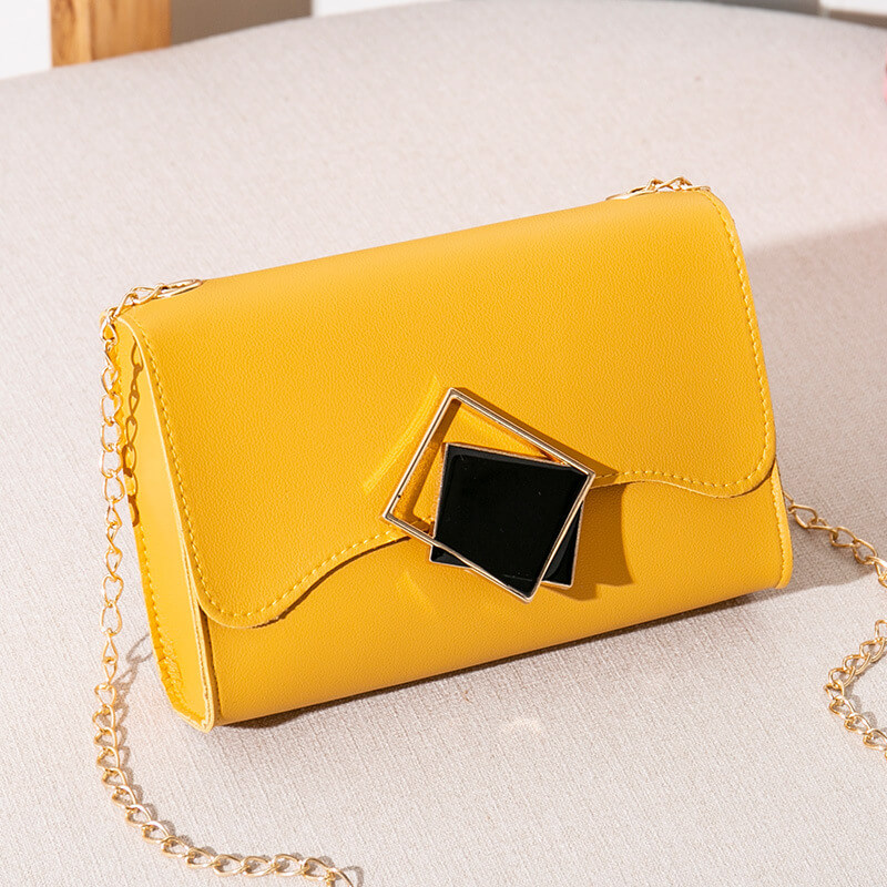 Stylish Lock bag (Yellow) Rajoki Earn