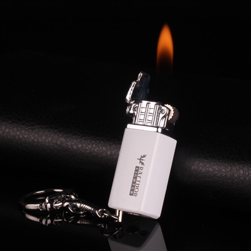 Mini Gas Keychain Lighter (White) Rajoki Earn